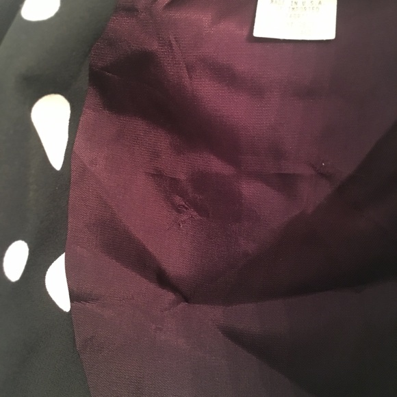 Navy blue and white polka dot 2 piece dress set - Picture 3 of 8